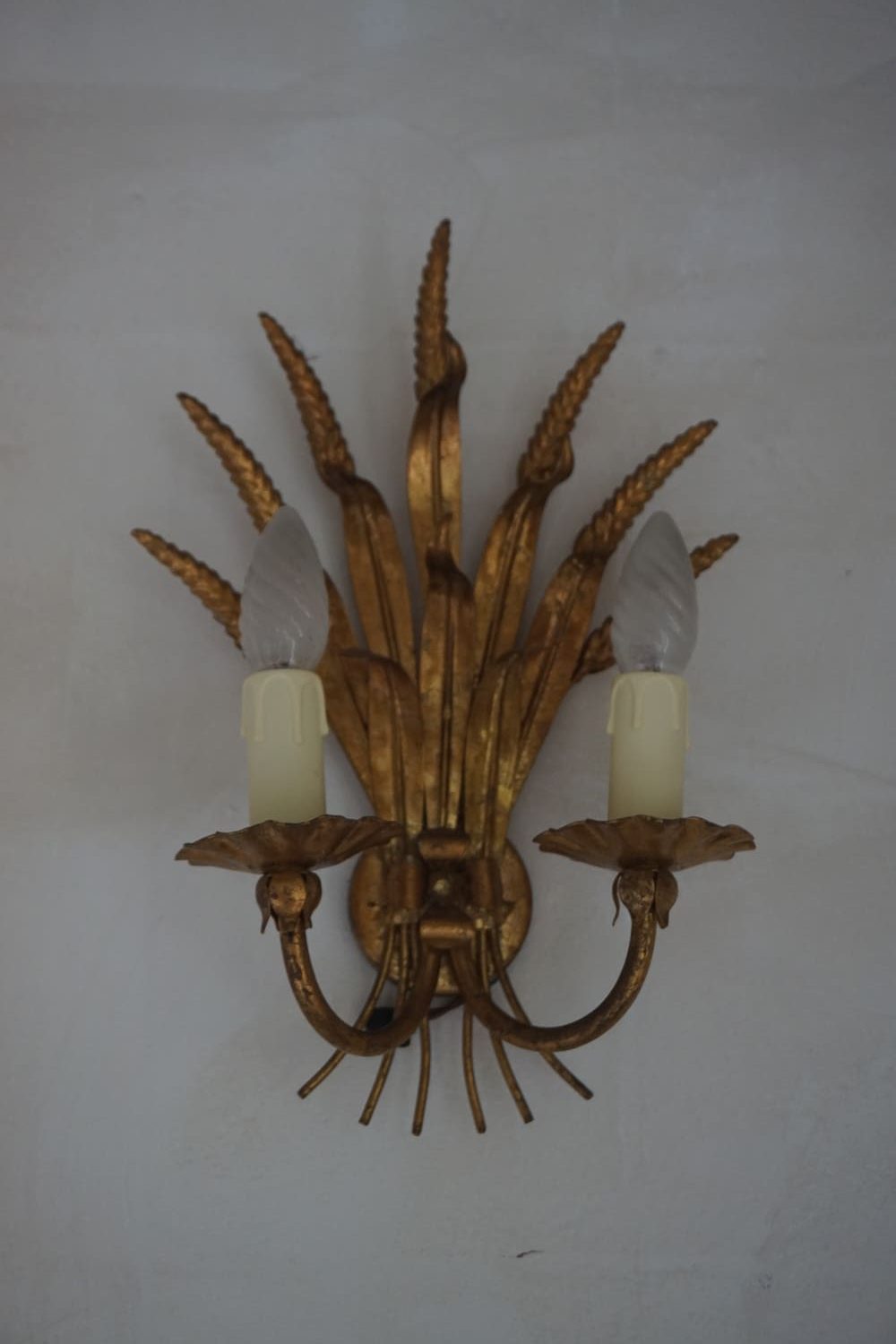 Aplique pared vintage espigas trigo