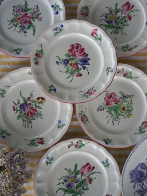 6 platos llanos Rébervère Luneville